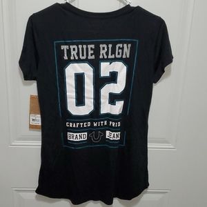 NWT True Religion v-neck tshirt size small